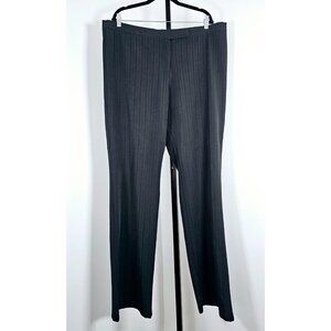 Cleveland Street Pin Stripe Black Pants Plus - SZ 19